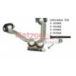 Kit d'assemblage, bras de liaison METZGER 55002118 - Visuel 2