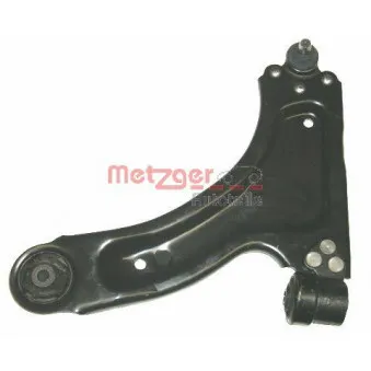 Bras de liaison, suspension de roue avant gauche METZGER 58004501