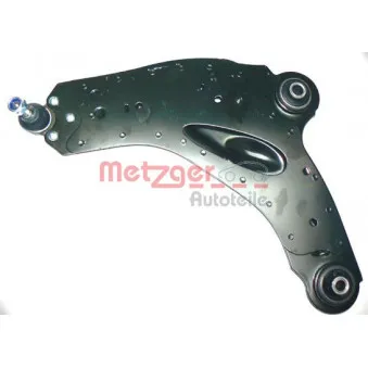 Bras de liaison, suspension de roue avant gauche METZGER 58005501
