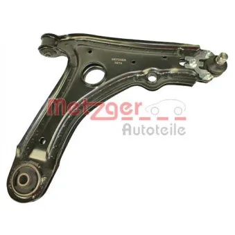 Bras de liaison, suspension de roue avant droit METZGER 58005912