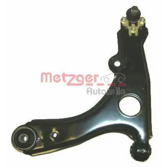Bras de liaison, suspension de roue avant gauche METZGER 58012601