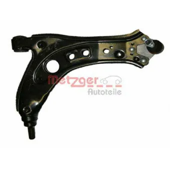 Bras de liaison, suspension de roue avant droit METZGER 58013102