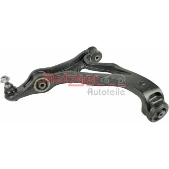 Bras de liaison, suspension de roue avant droit METZGER 58014102