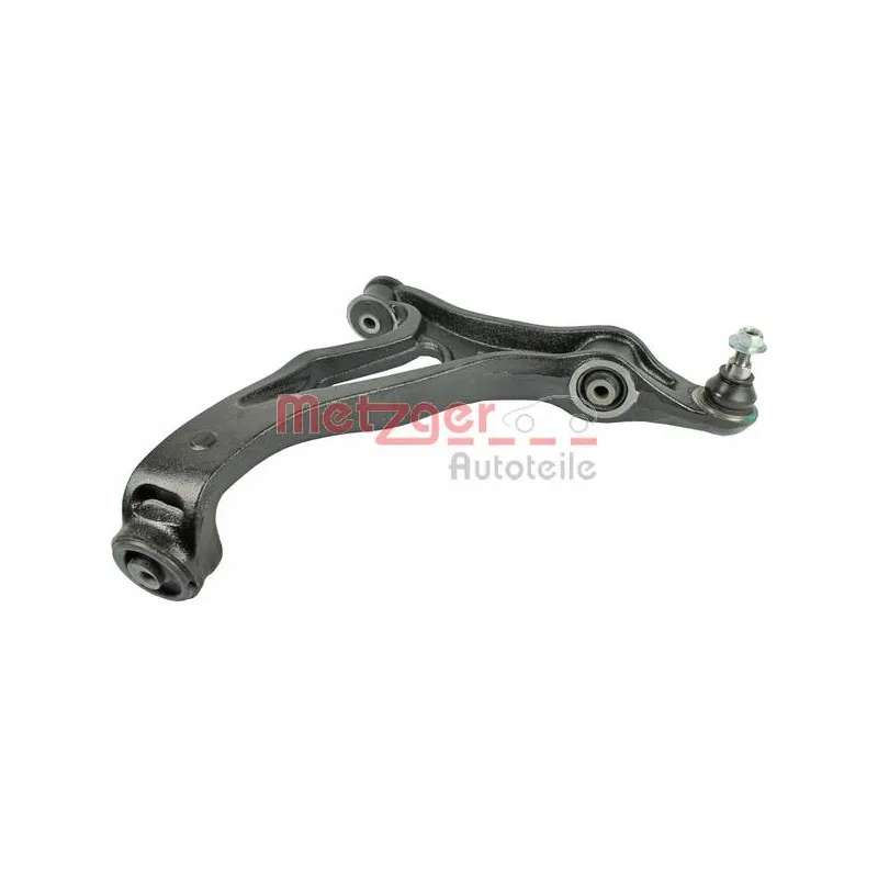 Bras de liaison, suspension de roue avant gauche METZGER 58014301