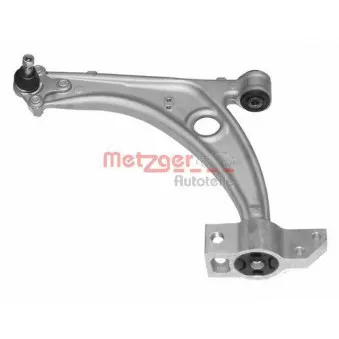 Bras de liaison, suspension de roue avant gauche METZGER 58014801