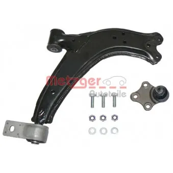 Bras de liaison, suspension de roue avant droit METZGER 58026002