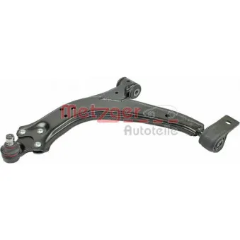 Bras de liaison, suspension de roue avant gauche METZGER 58026601