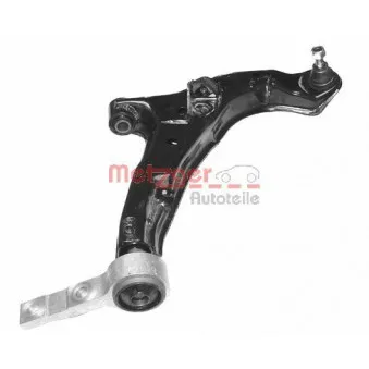 Bras de liaison, suspension de roue avant droit METZGER 58029402