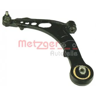 Bras de liaison, suspension de roue avant gauche METZGER 58034001