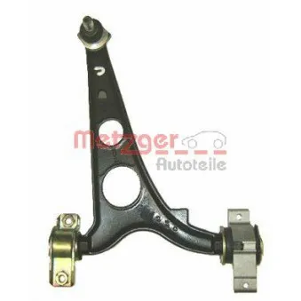 Bras de liaison, suspension de roue avant droit METZGER 58034102