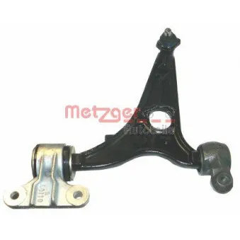 Bras de liaison, suspension de roue avant gauche METZGER 58035001