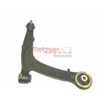 Bras de liaison, suspension de roue avant droit METZGER 58035102