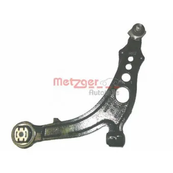 Bras de liaison, suspension de roue avant gauche METZGER 58035601
