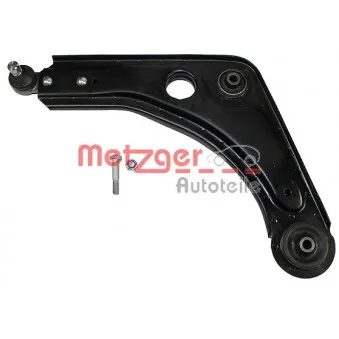 Bras de liaison, suspension de roue avant gauche METZGER 58037011