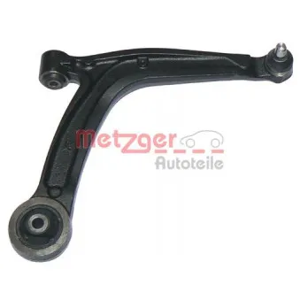 Bras de liaison, suspension de roue avant droit METZGER 58037102