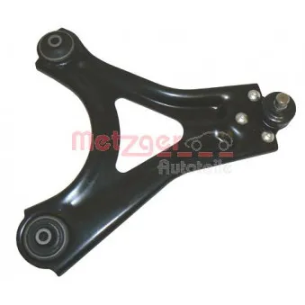 Bras de liaison, suspension de roue avant droit METZGER 58038002
