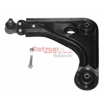 Bras de liaison, suspension de roue avant gauche METZGER 58039811