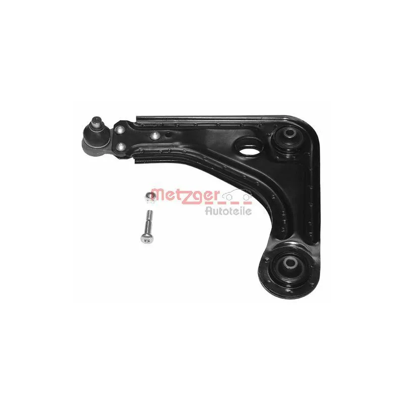 Bras de liaison, suspension de roue avant gauche METZGER 58039811
