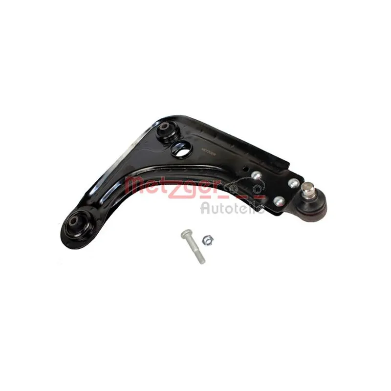 Bras de liaison, suspension de roue avant droit METZGER 58040012