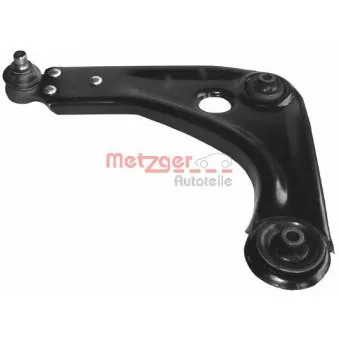 Bras de liaison, suspension de roue avant gauche METZGER 58040101