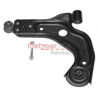 Bras de liaison, suspension de roue avant gauche METZGER 58040811