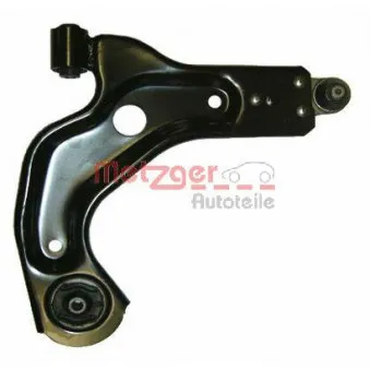 Bras de liaison, suspension de roue avant droit METZGER 58040902
