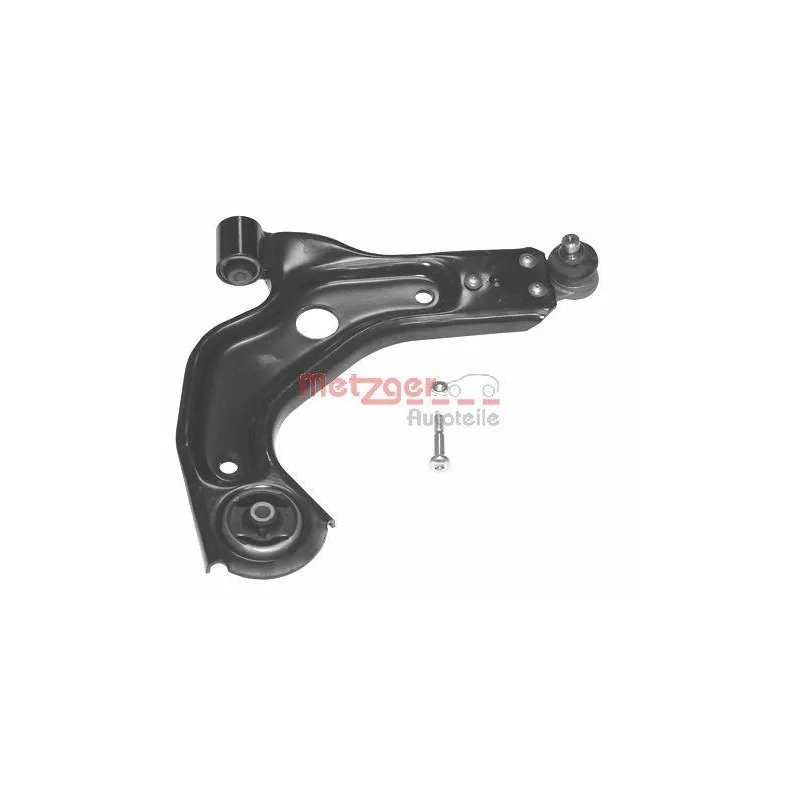 Bras de liaison, suspension de roue avant droit METZGER 58041012