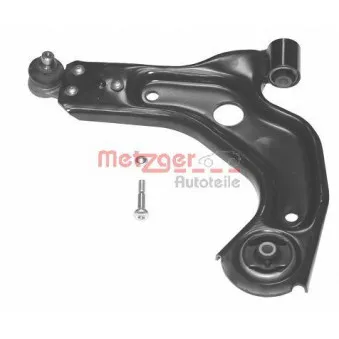 Bras de liaison, suspension de roue avant gauche METZGER 58041211