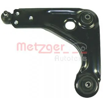 Bras de liaison, suspension de roue avant gauche METZGER 58041501