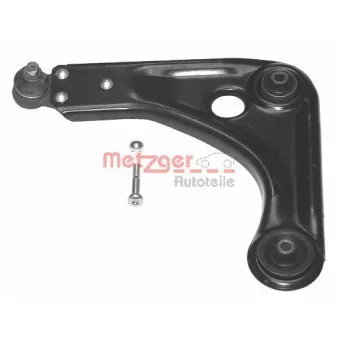 Bras de liaison, suspension de roue avant gauche METZGER 58041611