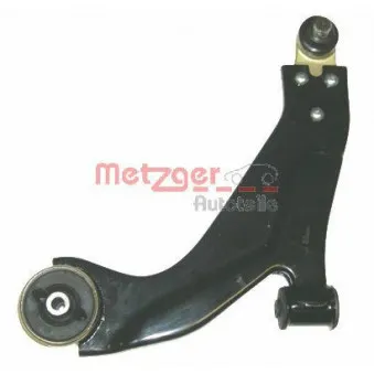 Bras de liaison, suspension de roue avant gauche METZGER 58042801