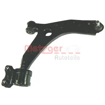 Bras de liaison, suspension de roue avant droit METZGER 58051202