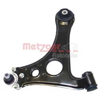 Bras de liaison, suspension de roue avant gauche METZGER 58056101