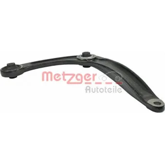 Bras de liaison, suspension de roue avant droit METZGER 58059302