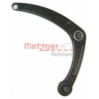 Bras de liaison, suspension de roue avant gauche METZGER 58060901