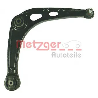 Bras de liaison, suspension de roue avant droit METZGER 58063402