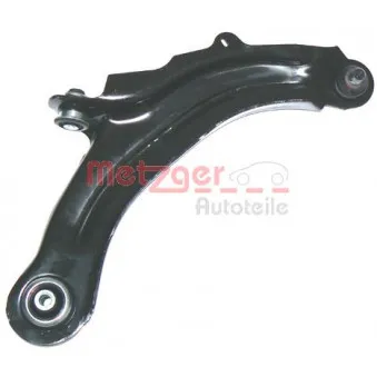 Bras de liaison, suspension de roue avant droit METZGER 58063802