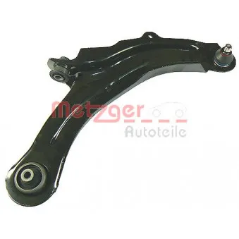 Bras de liaison, suspension de roue avant droit METZGER 58063902