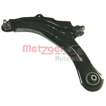 Bras de liaison, suspension de roue avant gauche METZGER 58064101