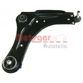 Bras de liaison, suspension de roue avant droit METZGER 58070602