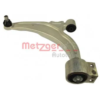 Bras de liaison, suspension de roue avant gauche METZGER 58074101