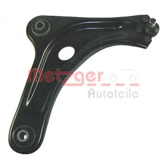 Bras de liaison, suspension de roue avant droit METZGER 58074202