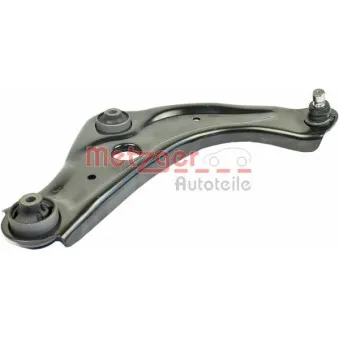 Bras de liaison, suspension de roue avant droit METZGER 58101002