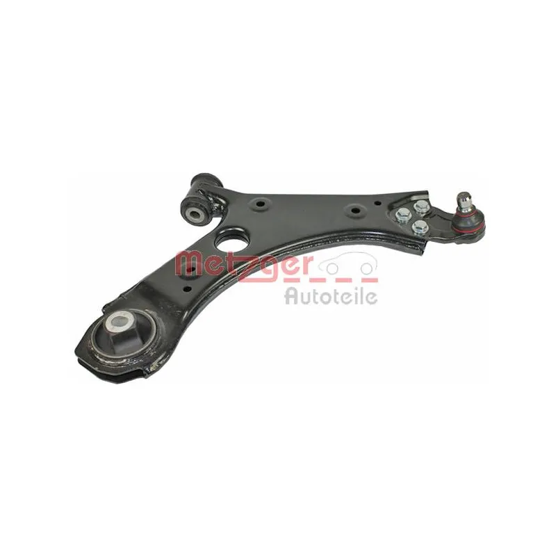 Bras de liaison, suspension de roue avant droit METZGER 58101602