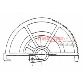 Kit de réparation, embrayage automatique METZGER 5F205