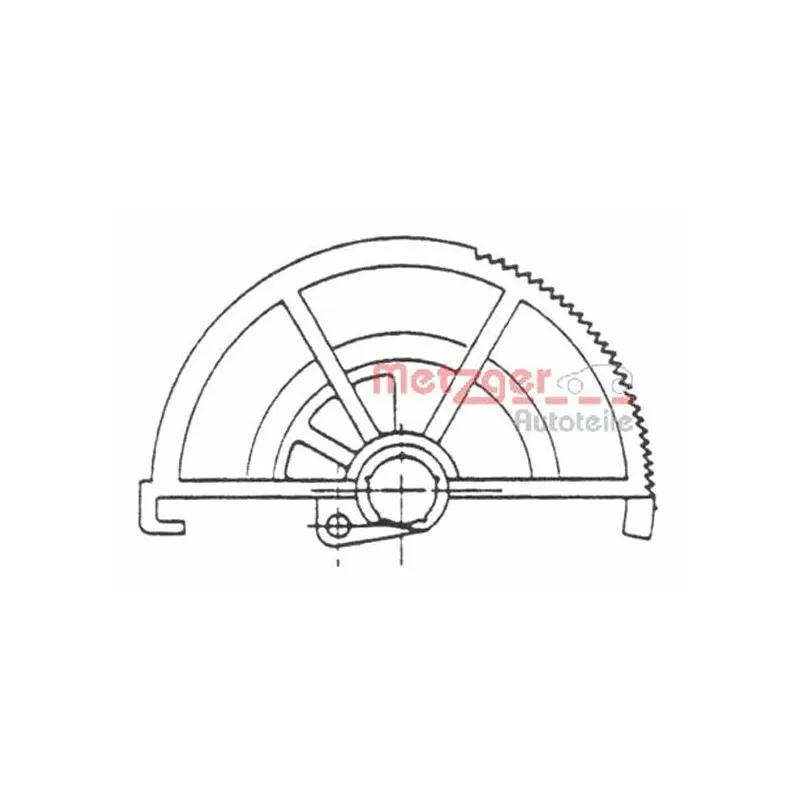 Kit de réparation, embrayage automatique METZGER 5F205