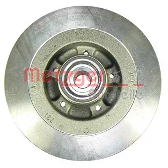 Jeu de 2 disques de frein arrière METZGER 6110009