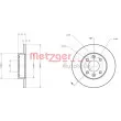 Jeu de 2 disques de frein avant METZGER 6110034 - Visuel 3