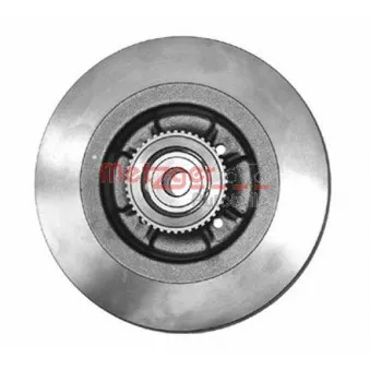 Jeu de 2 disques de frein arrière METZGER 6110045
