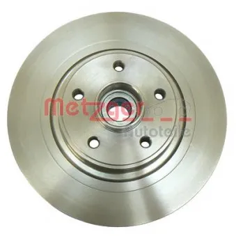 Jeu de 2 disques de frein arrière METZGER 6110058